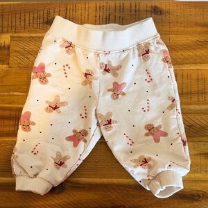 Zara Baby Gingerbread Print Baby Pants